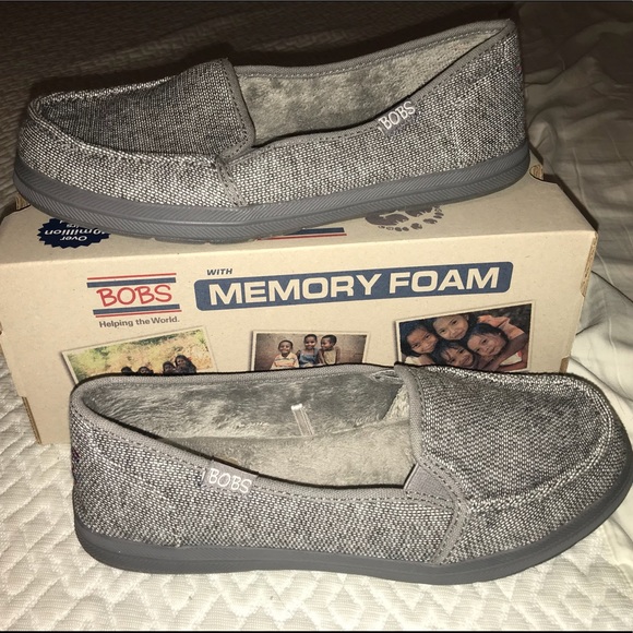 Skechers Shoes - Bobs by Sketchers Flexy Slip-on tweed loafers 7
